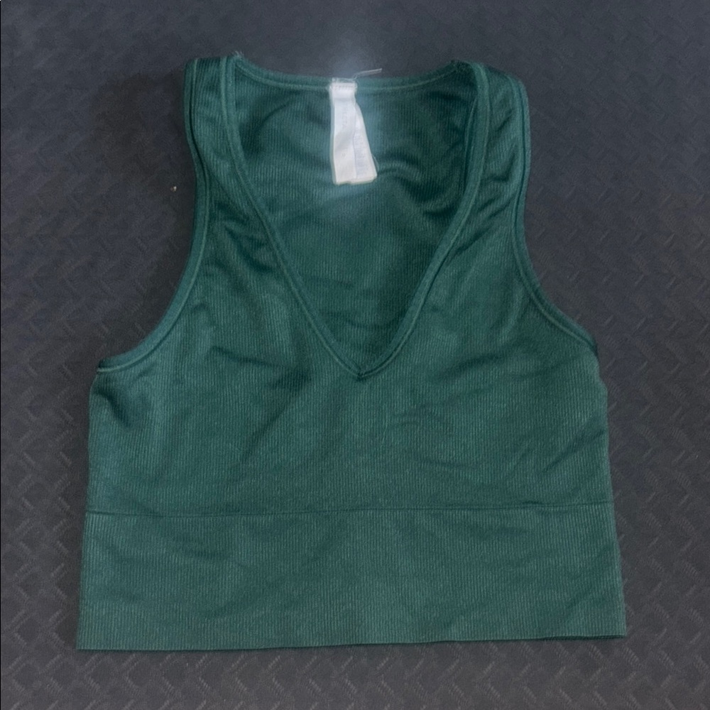 Athleta Aurora Crop Rib Tank